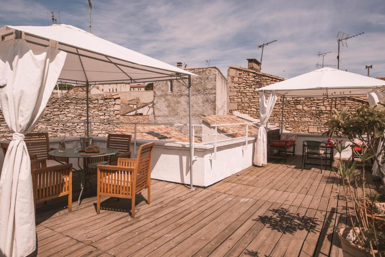 Chez Pepito & Zaza Hypercentre Rooftop Garage Nimes Luaran gambar