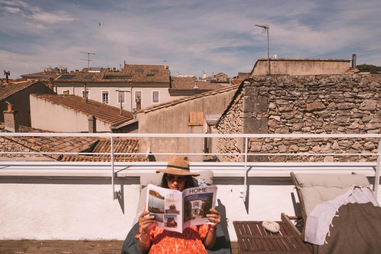 Chez Pepito & Zaza Hypercentre Rooftop Garage Nimes Luaran gambar
