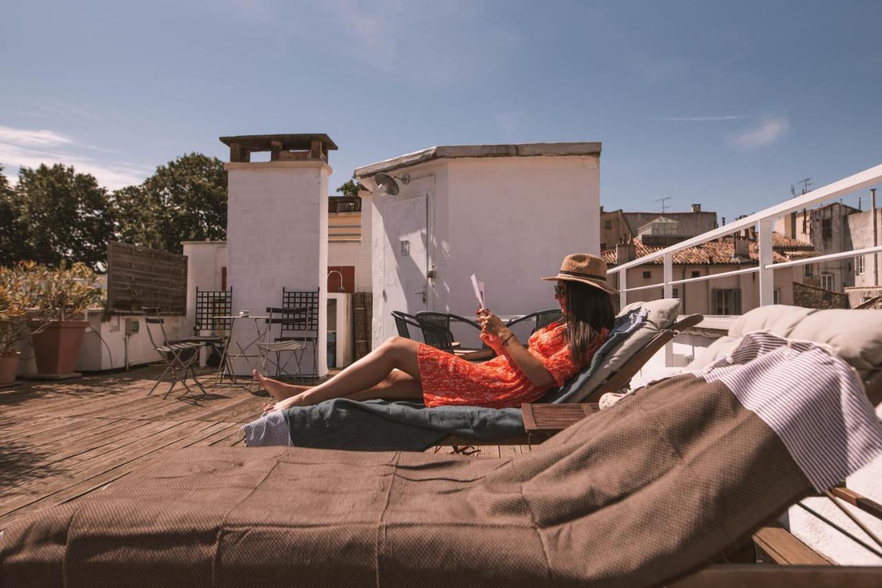 Chez Pepito & Zaza Hypercentre Rooftop Garage Nimes Luaran gambar